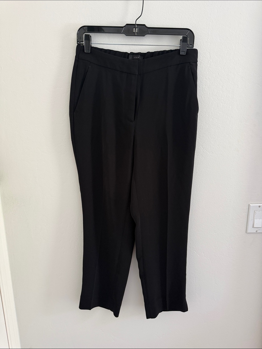 J. Crew Black Straight-Leg Dress Pants